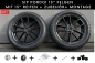 Preview: SIP PORDOI 13 Zoll Felgen KIT schwarz matt mit 13" Michelin Power Pure SC Reifen